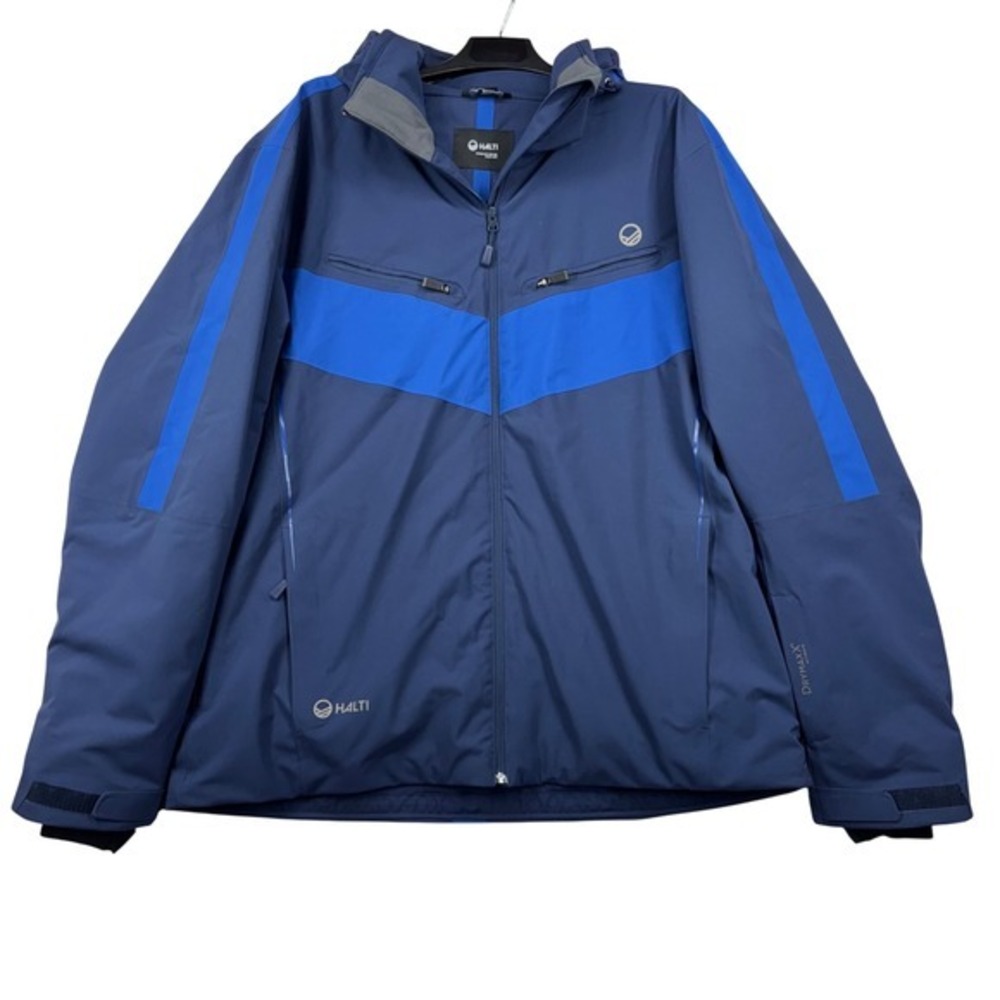 HALTI DrymaxX Ultimate XXXL Blue Insulated Waterproof Ski Snowboard Jacket Mens